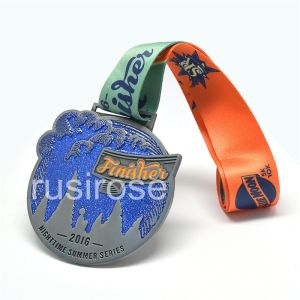 China Medal Manufacturers, Custom Square Medals, Red Ribbon Medals, Soft