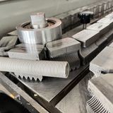 Cheap CE Certified Single Wall Corrugated Pipe Machine with 75KG/H Extruder Output and Advanced Control System for sale