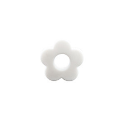 Flower Holes Silicone Teething Bead 4.5cm For DIY Pacifier Clip Chew Necklace