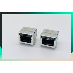 SMT RJ45 Connector Tab Down