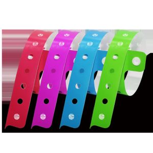 Custom Event PVC Wristbands Silk Screen Printing Waterproof Security