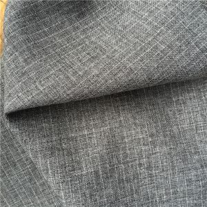 Breathable Plain Dyed 5MM Stripe Fabric for Pajamas Imitation Cotton/Linen Home
