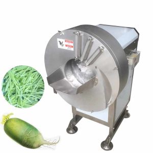 High - Speed Carrot Slicer Ginger Shredding Machine Slice Size 1-8mm