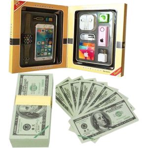 Ancestor Money To Burn, Joss Paper With Smart Phone Bank Note Spirit Ghost For
