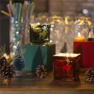 Reed Diffuser Luxury Scented Glass Candle Holder With Customized Logo