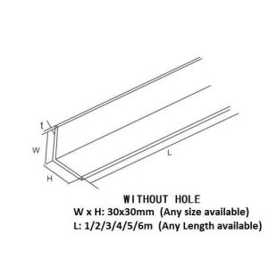 Electrical Zinc Perforated All Length Available Angle Strut Channel