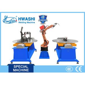 6 Axis Bicycle Frame MIG Welding Robot with Automatic Rotating Positioner