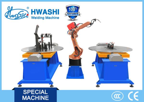 Quality 6 Axis Bicycle Frame MIG Welding Robot with Automatic Rotating Positioner wholesale