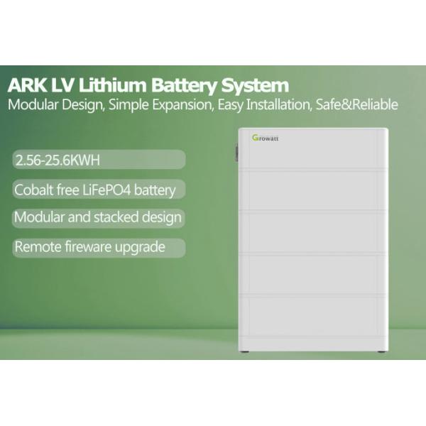ARK 48v Lithium Ion Solar Battery LFP 25.6kwh Growatt Lithium Battery High Voltage ARK 25.6H-A1 HV