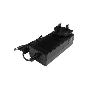 Black 24V 3A Interchangeable Power Adapter / Power Supply ABS+PC