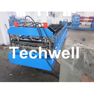 Roof Wall Cladding Roll Forming Machine With High Grade 45# Forge Steel