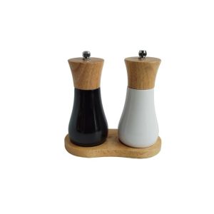 China Modern Adjustable Ceramic Salt And Pepper Grinder Set on sale