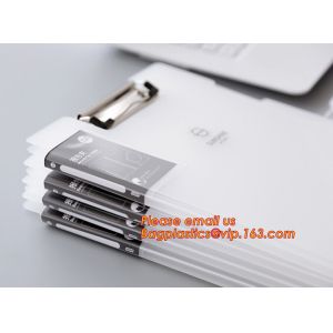 PP Material Document Pocket File Folder, A4 pp file folder, clear clip file
