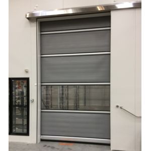 Galvanized Rapid Roller Doors Powder Coated Temperature Resistant