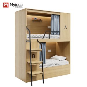 Modern Safe And Stable Bunk Bed For Youth Hostel