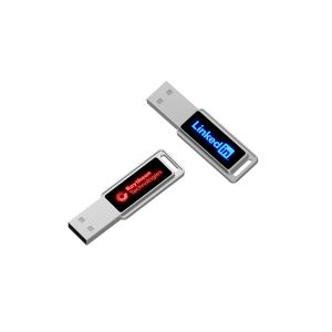 High Speed Flash Drive Crystal USB Stick With LED Light Shiny