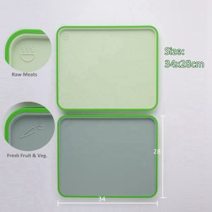 Home Kitchen Colored Coded Cutting Board Set Indexed with FOB Port Ningbo