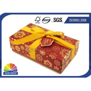 Bespoke High End Paper Gift Box Custom Cardboard Packaging Box With Ribbon