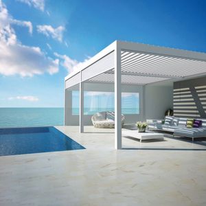 Rot Proof Arbours Aluminum Pergola Anodic Oxidation Eco Friendly