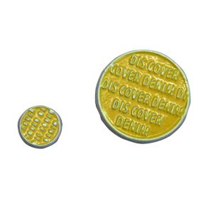 Jeans Custom Clothing Buttons Nickle Free , Engraved / Embossed