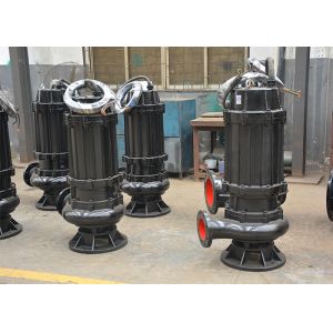 Non Clogging Electric Sewage Water Pump High Flow 15 - 60m Head For Waste Water