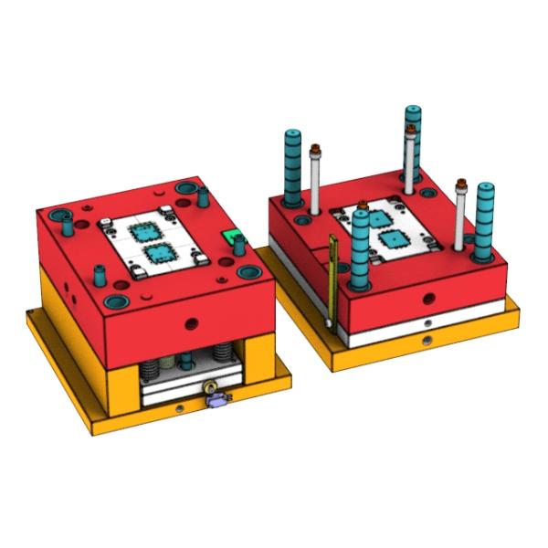 OEM / ODM : Cold Runner Injection Molding & Transparent Medical Instrument Bottom Shell (1*2) No.23672