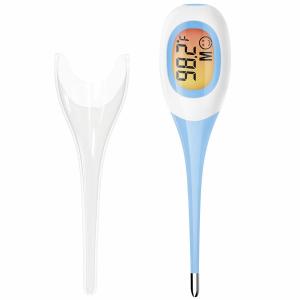 Cheap LCD Display digital fever thermometer with flexible tip and 8 seconds for sale