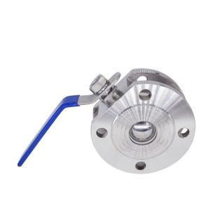 Stainless Steel Thin Ball Valve Model NO. Q71F-16P with ISO 9001 Standard and