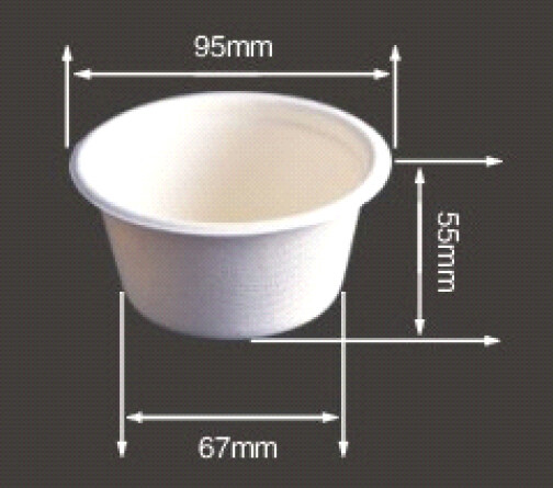 Quality BAGASSE BIO-DEGRADABLE CUP, GOOD SUBSTITUTE OF PAPER AND PLASTIC CUPS, FOR HOT OR COLD BEVERAGES, CAN FIT WITH LID/COVER wholesale