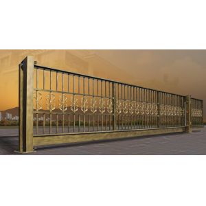 Residential Trackless Cantilever Gate , Light Weight Automatic Sliding Gate