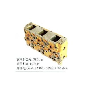 China Excavator E320C / E320B Engine Cylinder Head / Cylinder Head Assembly Components on sale
