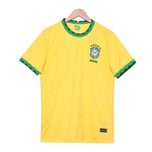 Brazil Retro 2021-2022 Home Jersey Support Group Customization