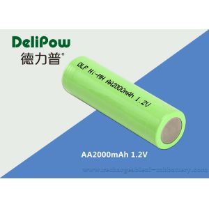 High Capacity 1.2 V Nimh Battery , Aa Nimh Rechargeable With 2000mah