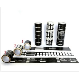 China Custom Road Pla Decorative Adhesive Paper Craft Tape Fit Parents - Child Games on sale