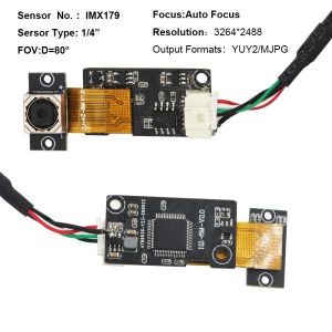 OEM 8MP IMX179 Full HD Camera Module 4K USB CMOS For Document Scanning Camera
