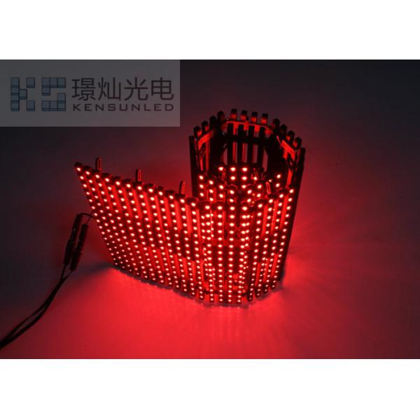 High Brightness Led Screen Curtain , Led Curtain Wall 48x32dots