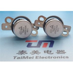 Round Mini Bimetal Bakelite KSD301 Thermostat 250V10A 180 Degree