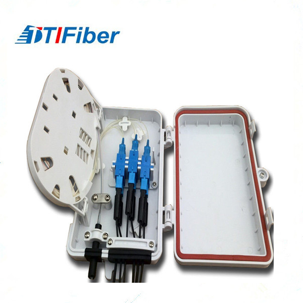 Quality FTTH Optical Fiber Distribution Box , Fiber Optic Splitter Terminal Box 6 8 12 24 48 Port wholesale