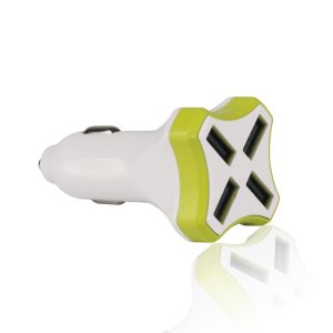 4 USB multi-port, rocket type car charger, quick charger for mobile phone