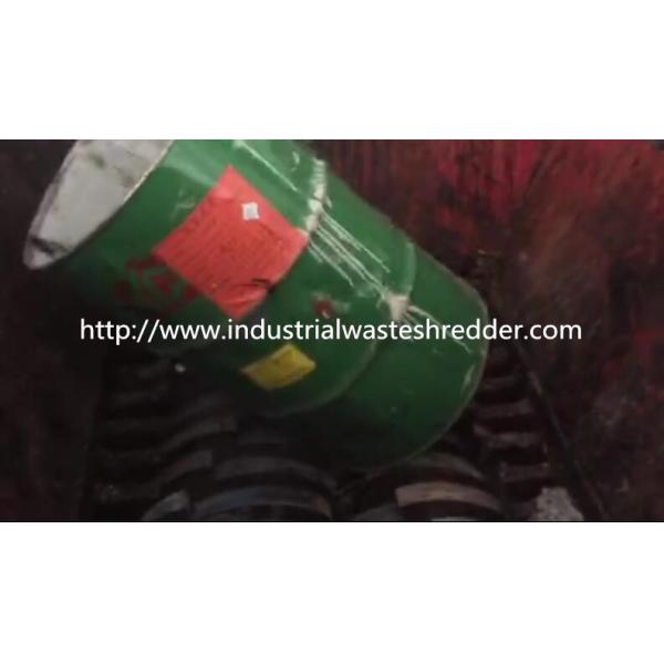 Quality Scrap Large Drum Shredder Machine Double Shaft With Variable Dimension wholesale