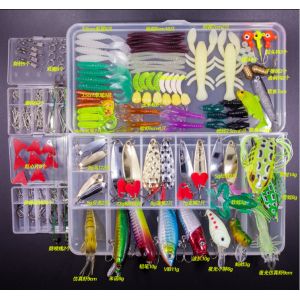 China Soft Silicone Fishing Lures Set 24 - 234 Pieces Waterproof on sale