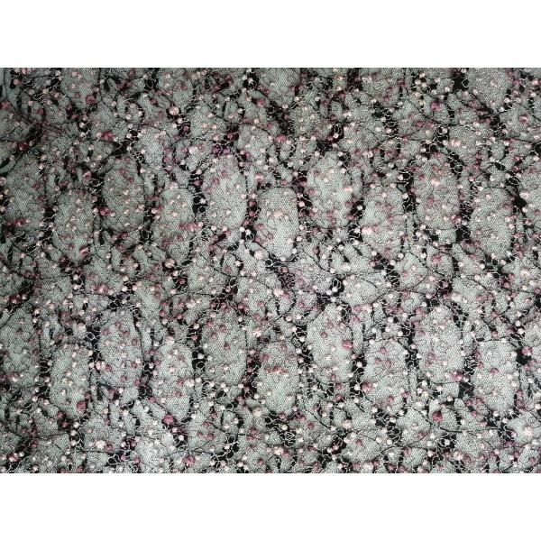 Quality Mesh Green Dot Embroidered Tulle Lace Fabric For Bedding Article wholesale