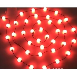 10 Ft Reel DMX 24v New LED Lights 50mm RGB LED Light Strings Globe 3D Balls