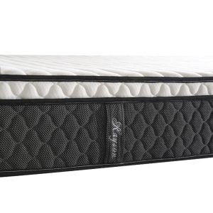 Pocket Spring King Size Euro Top Mattress , Portable Roll Up Mattress