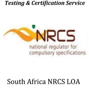 South Africa LOA/COC Certification National Regulator Of Compulsory Specificatio