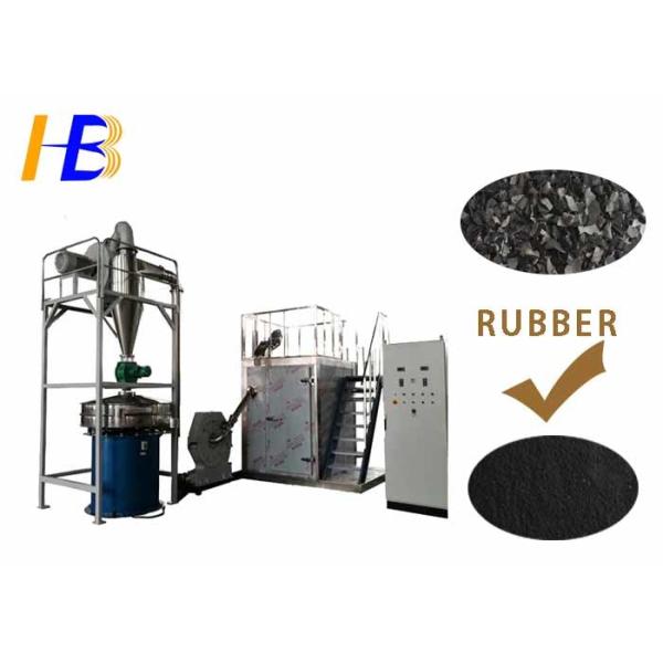 45kw Superfine Plastic Pulverizer Machine With Liquid Nitrogen High Throughput