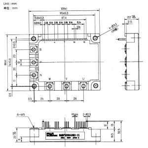 Cheap IGBT Power Module 6MBP80RTA060-01 8-bit Microcontrollers FUJITSU IGBT Power Module for sale