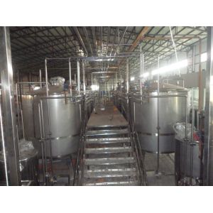 Stainless Steel 2200*1350*1150mm Milk Production Line for Protein Soy and Malt