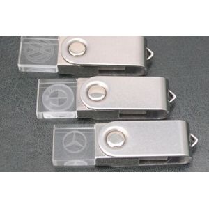 32gb 64gb Crystal Pen Drive Supports Multi Partition Password Access