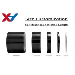 500mm Width Black Polyimide Adhesive Tape High Temperature Resistant